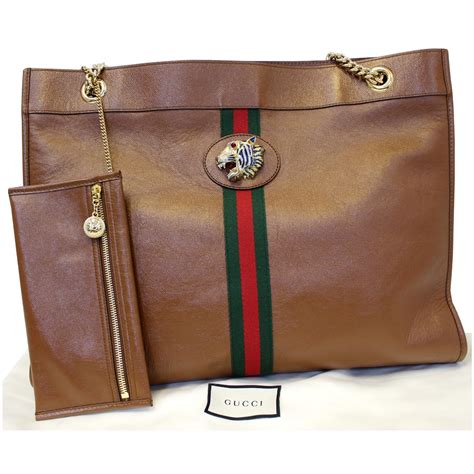 gucci leather tote tan|Gucci tote bag outlet.